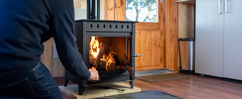 Open Hearth Wood Fireplace Installation in Central Point, OR